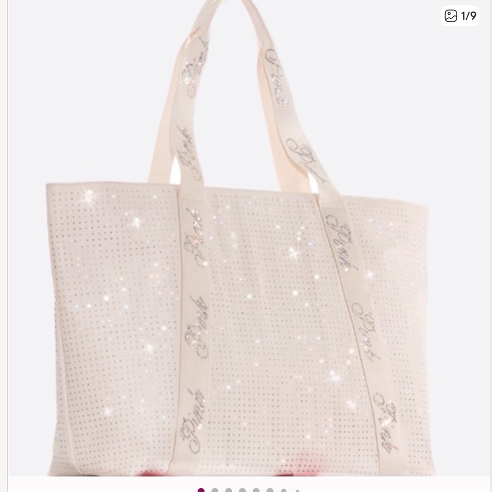 Victoria's Secret Pink Tote Bag with Cozy Blanket - Picture 7 of 9